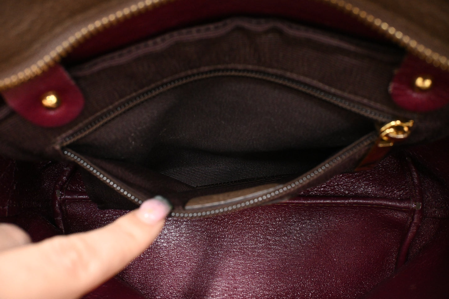 Ferragamo Mini Tote in Brown Leather