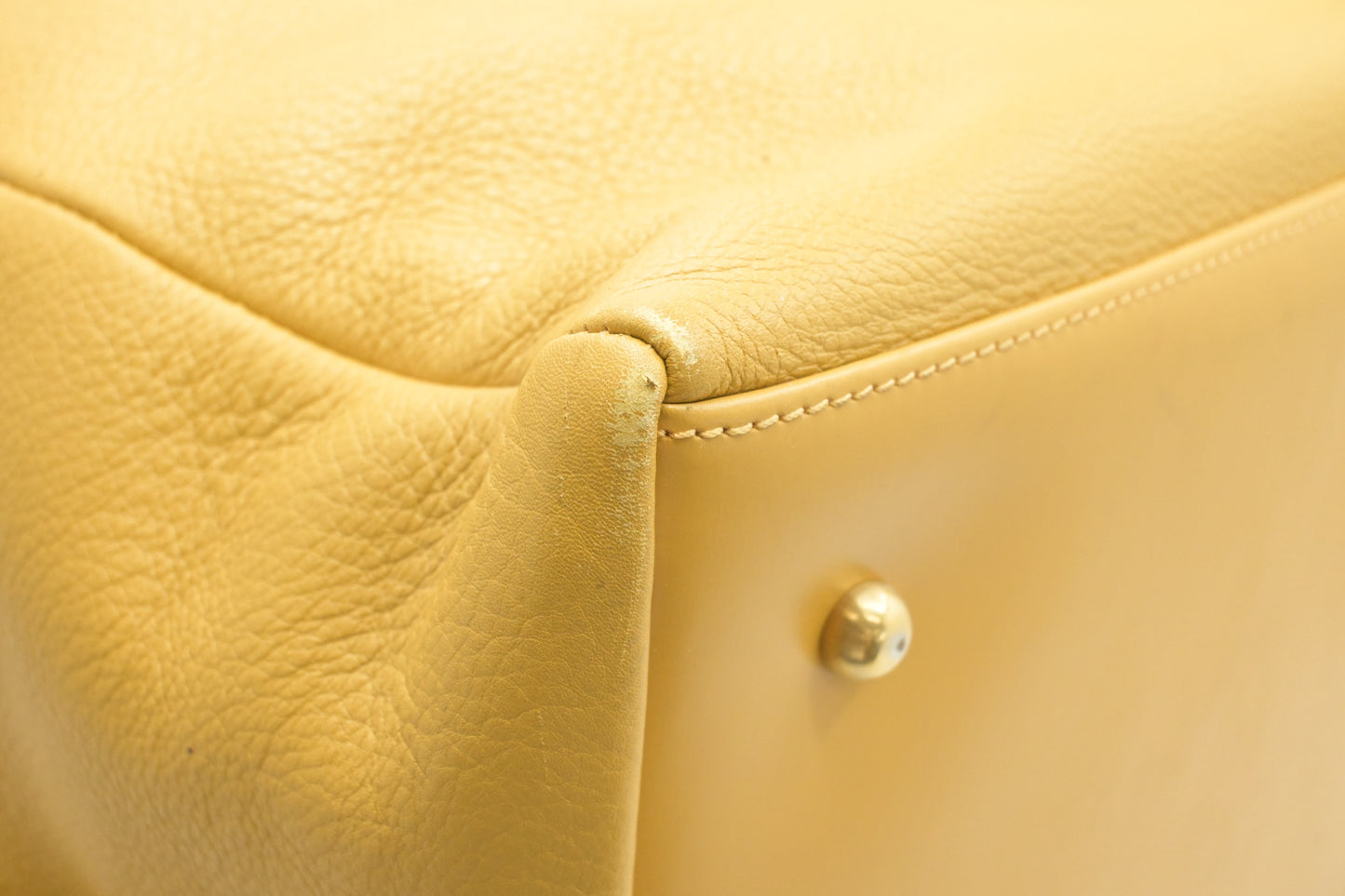 Loewe Travel Bag in Yellow Leather