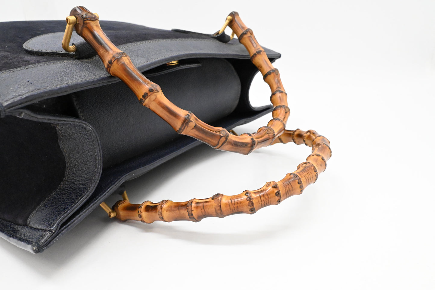 Gucci Medium Diana in Dark Blue Suede