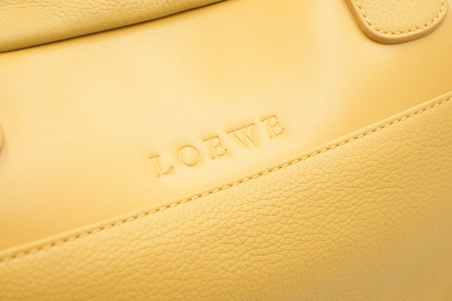 Loewe Travel Bag in Yellow Leather