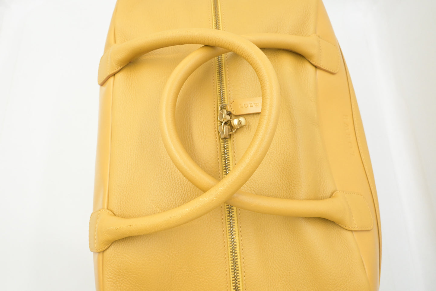 Loewe Travel Bag in Yellow Leather