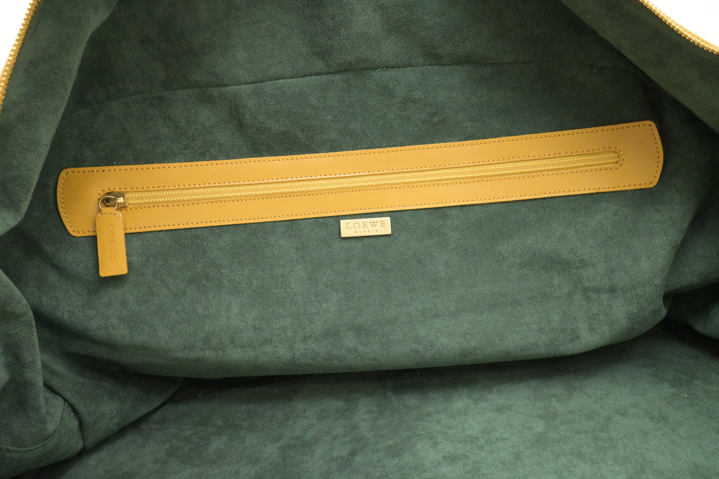 Loewe Travel Bag in Yellow Leather