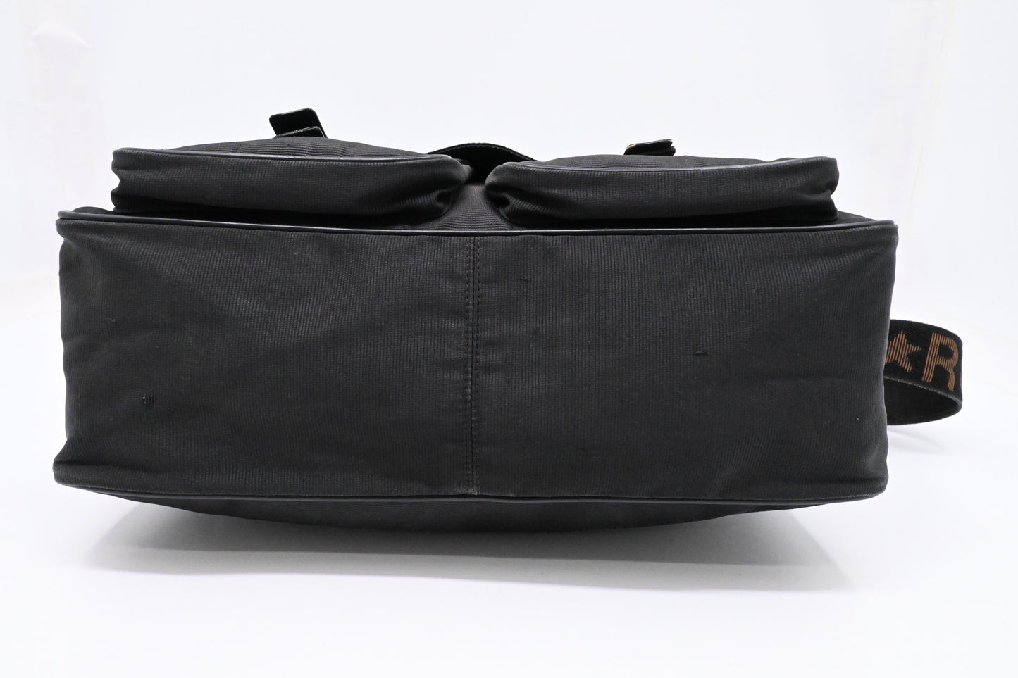 Fendi Messenger Bag in Black Canvas