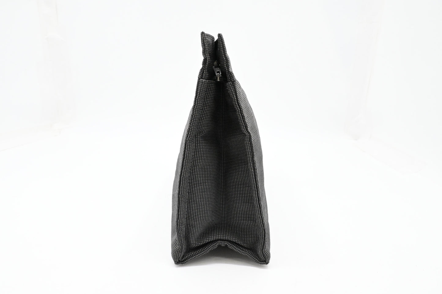 Hermes Pouch in Gray Herline Canvas
