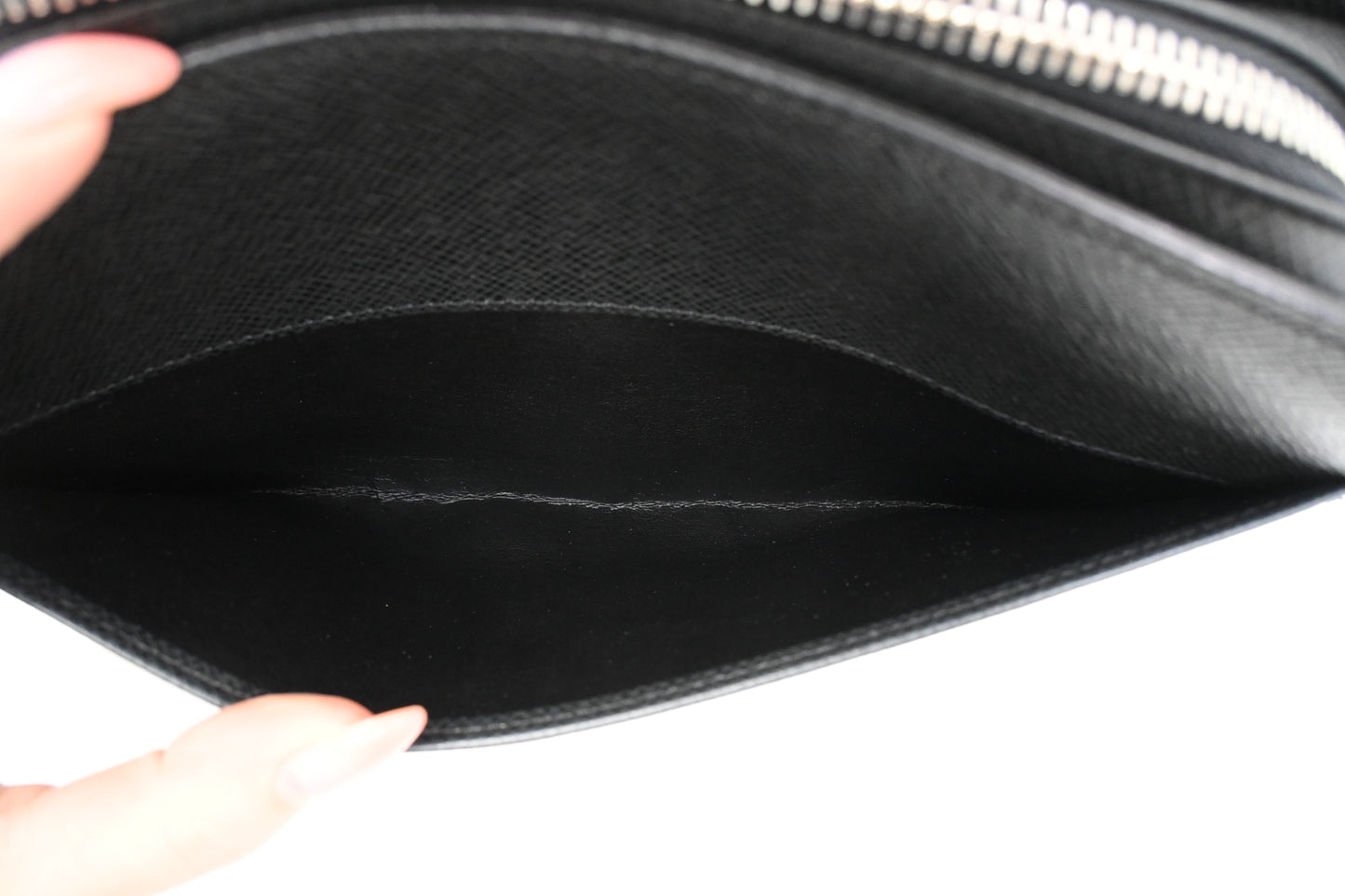 Louis Vuitton Baikal in Black Taiga Leather