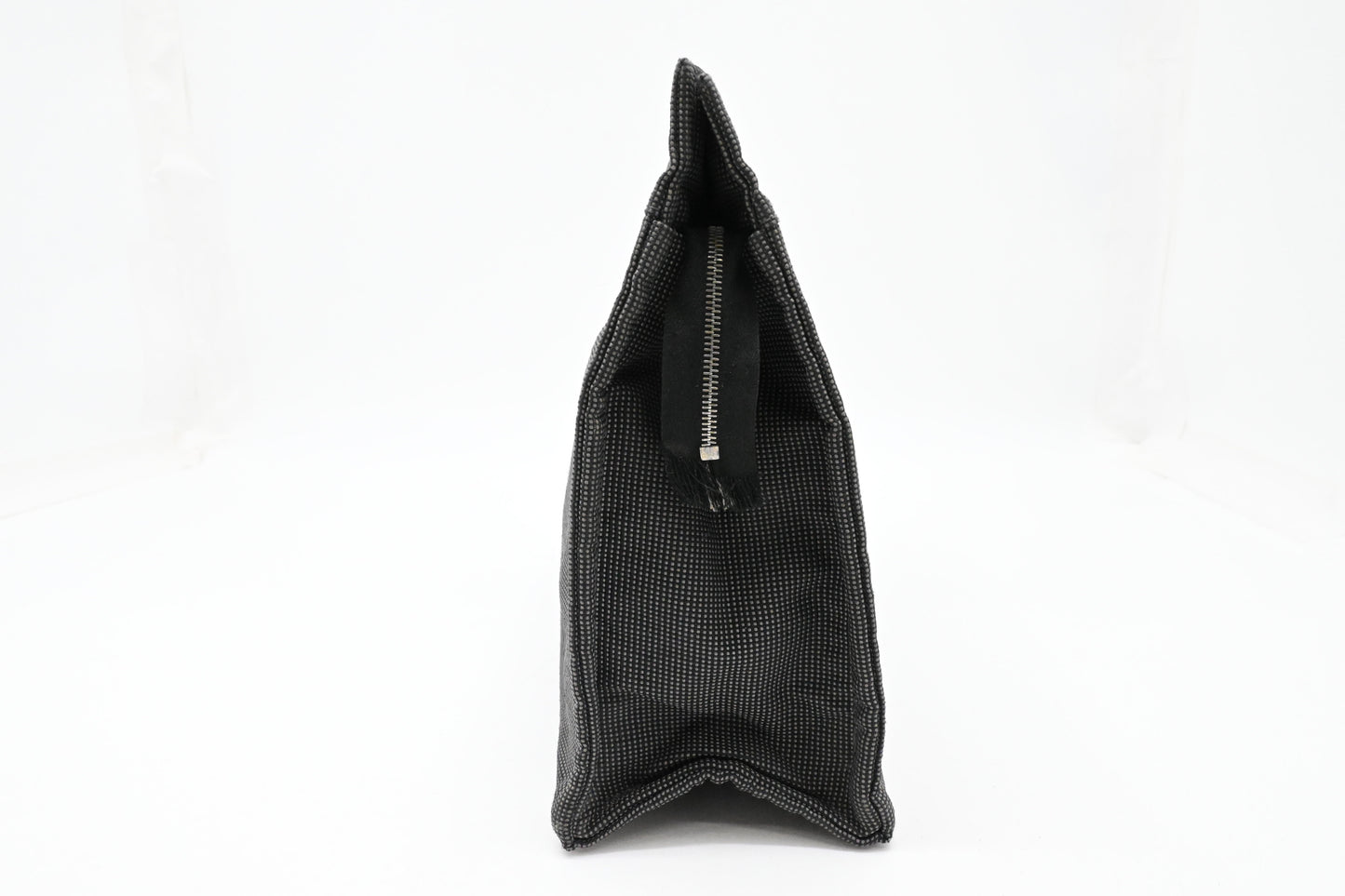 Hermes Pouch in Gray Herline Canvas