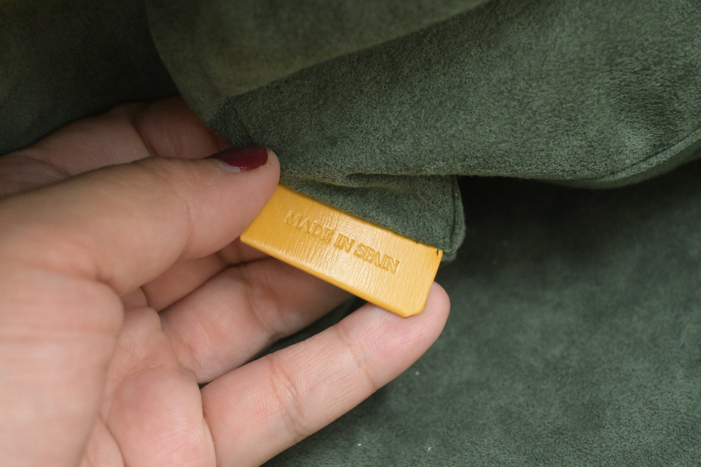 Loewe Travel Bag in Yellow Leather