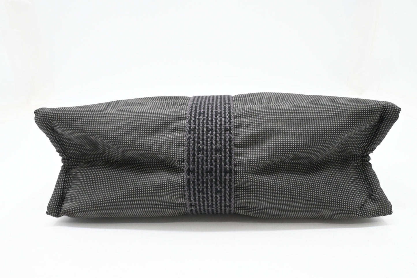 Hermes Pouch in Gray Herline Canvas