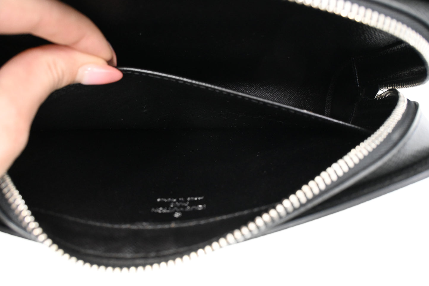 Louis Vuitton Baikal in Black Taiga Leather