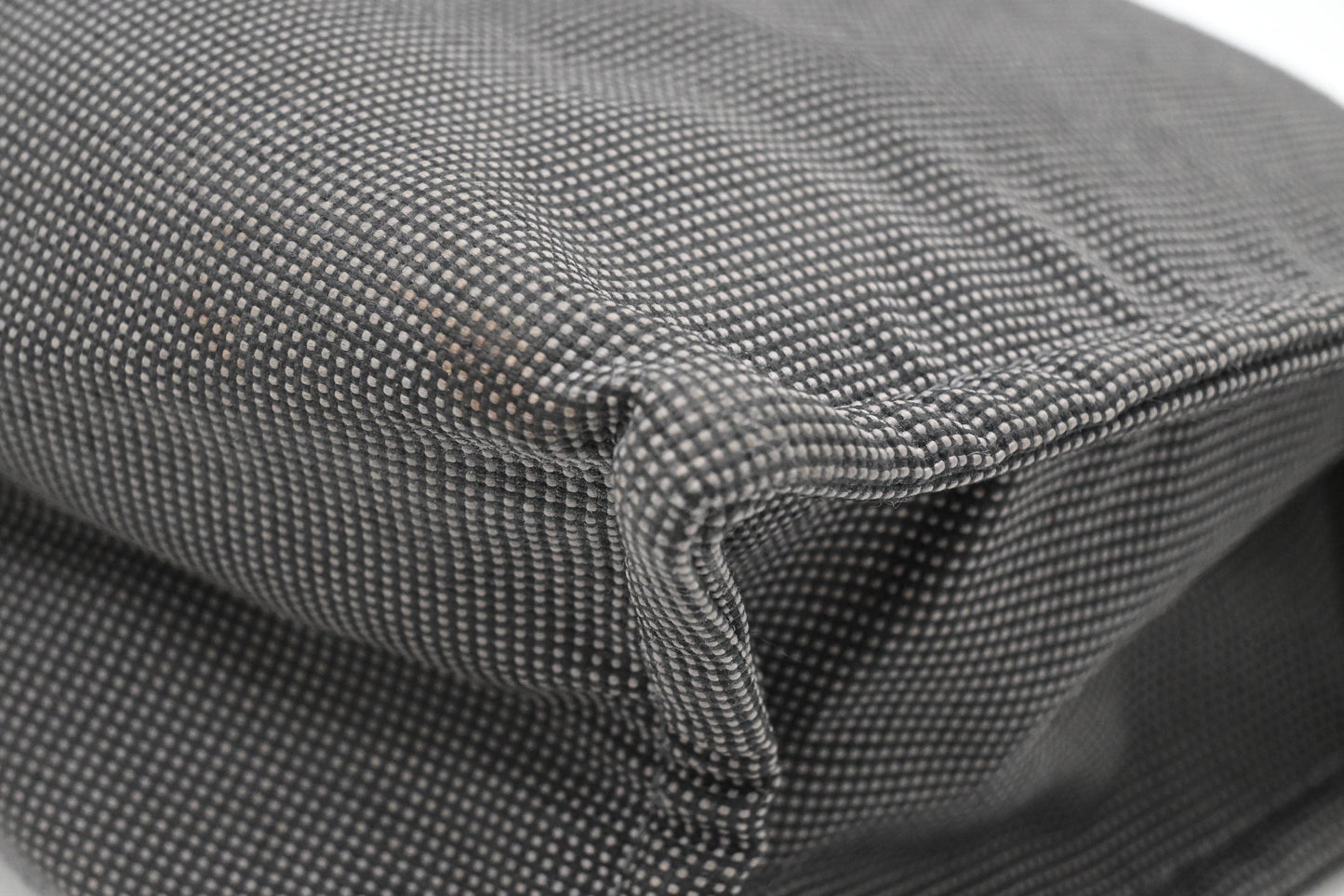 Hermes Pouch in Gray Herline Canvas
