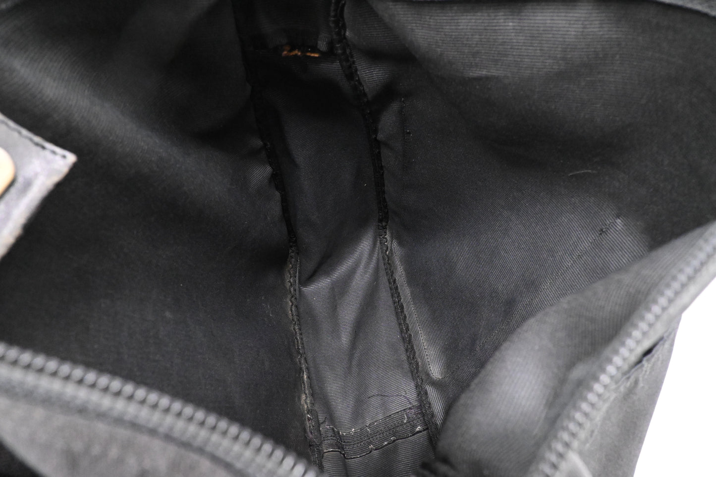 Fendi Messenger Bag in Black Canvas