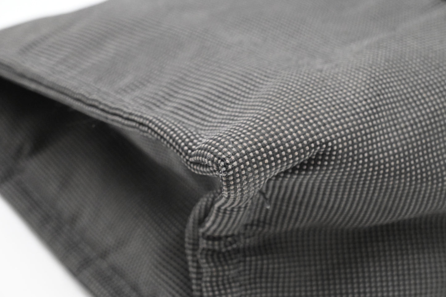 Hermes Pouch in Gray Herline Canvas