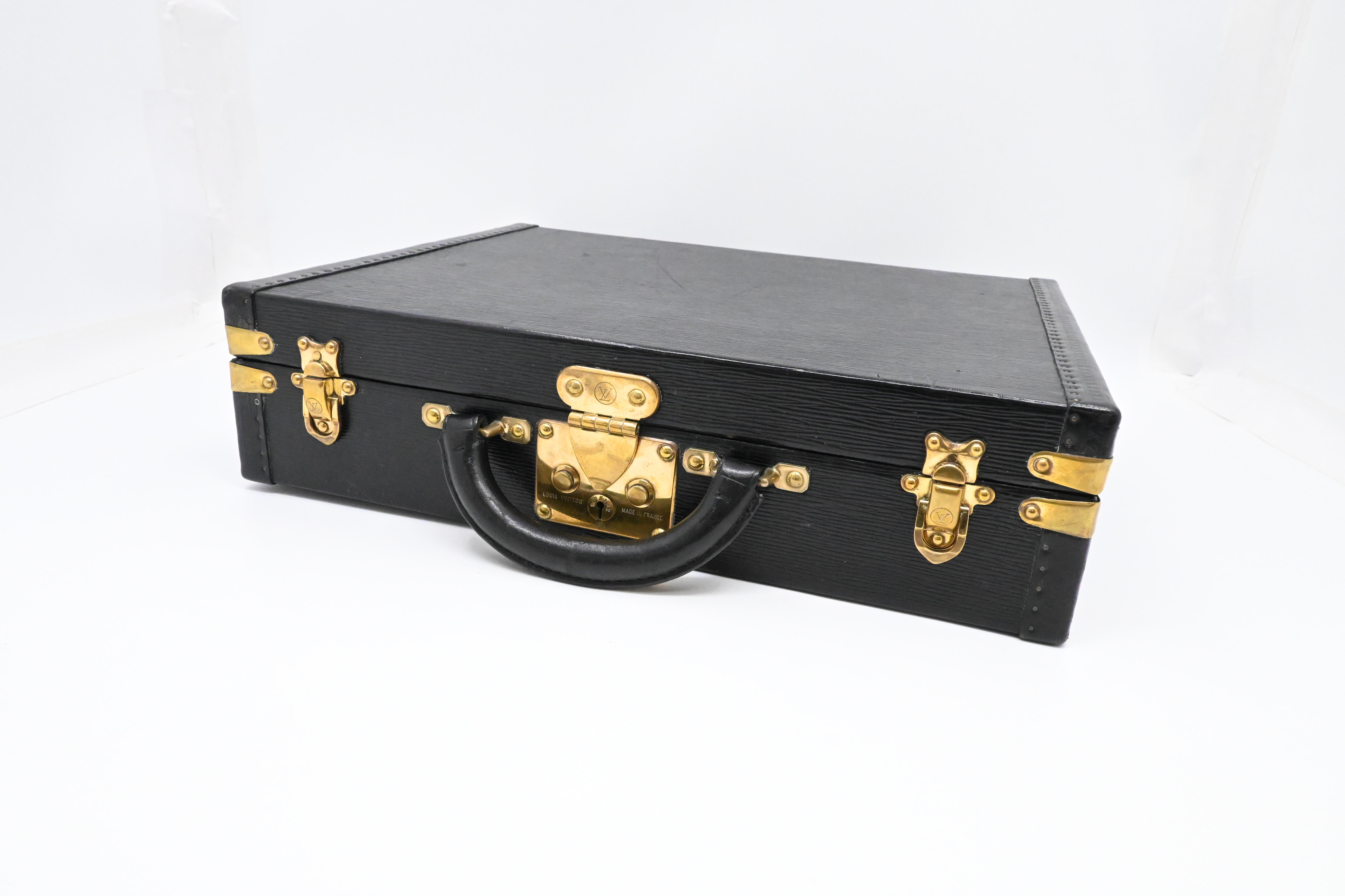 Louis Vuitton President Briefcase in Black Epi Leather – Weekly