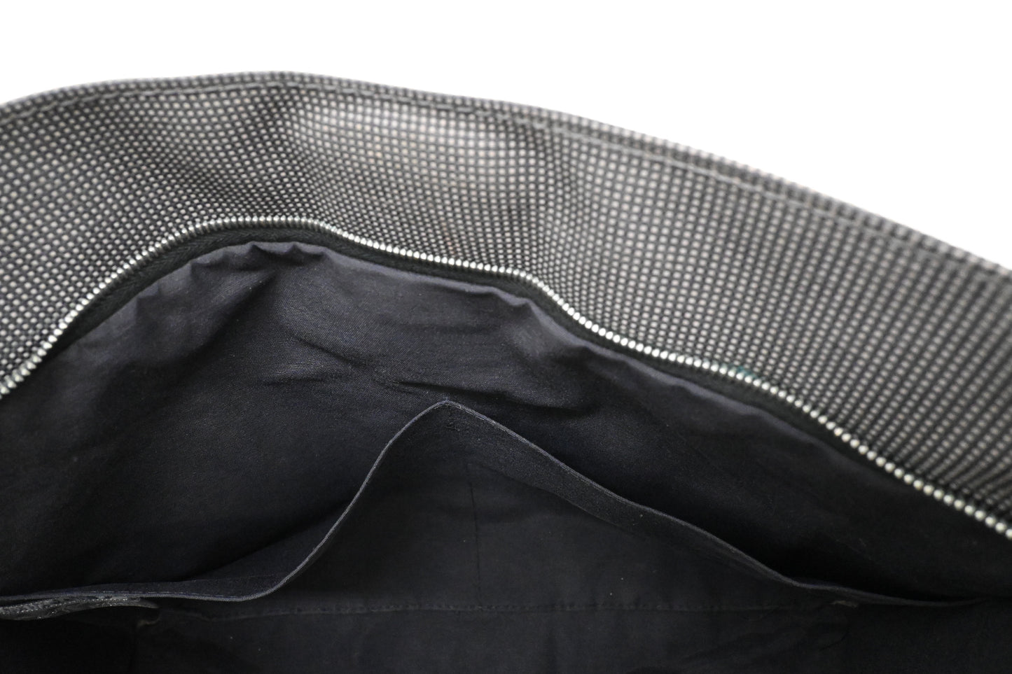 Hermes Pouch in Gray Herline Canvas