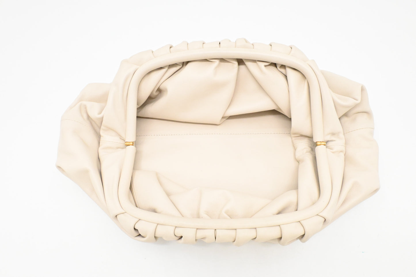 Bottega Veneta Pouch in Cream Leather