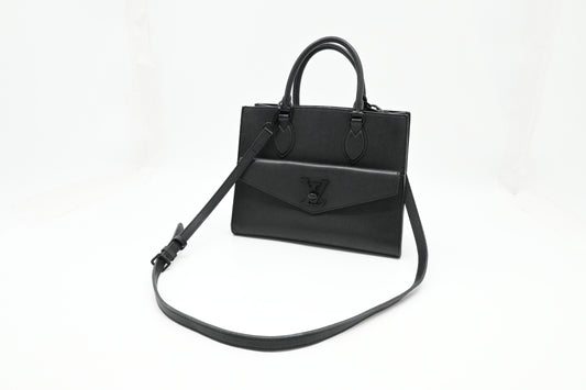 Louis Vuitton Lockme Tote PM in Black Leather