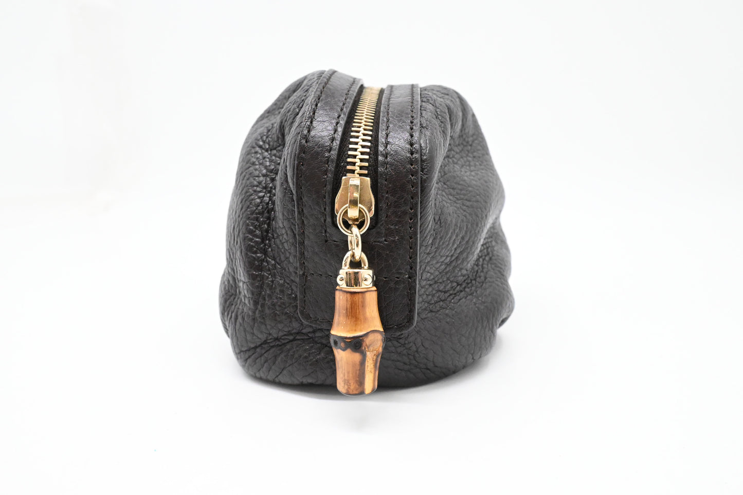Gucci Pouch in Dark Brown Leather