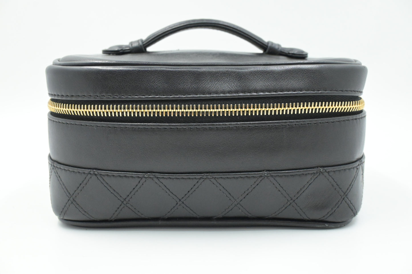 Chanel Vanity Pouch in Black Leather