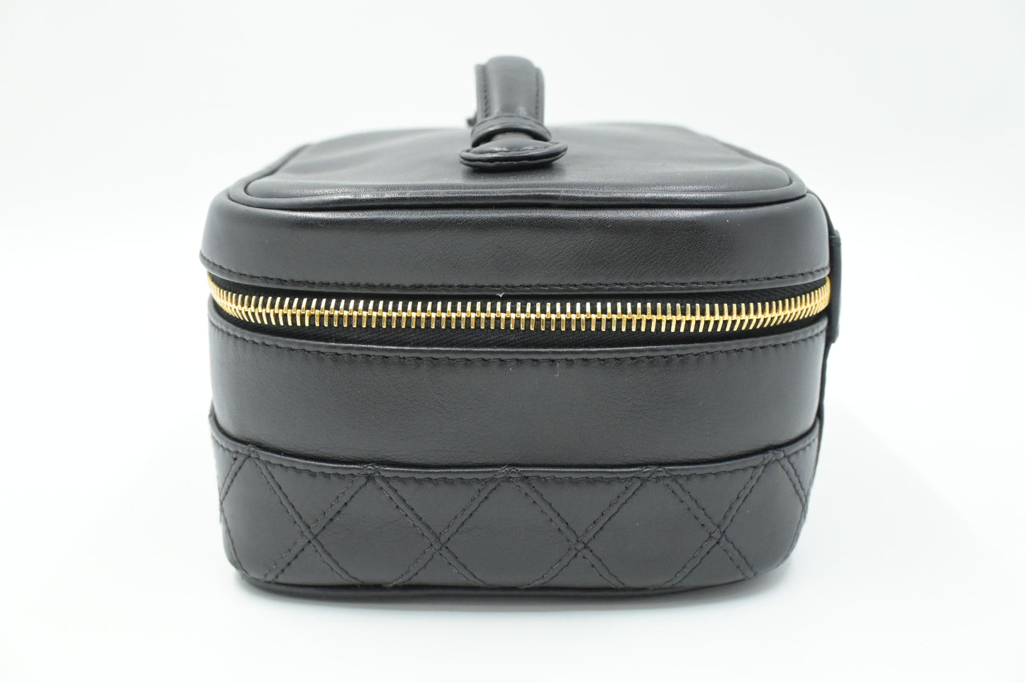 Chanel Vanity Pouch in Black Leather