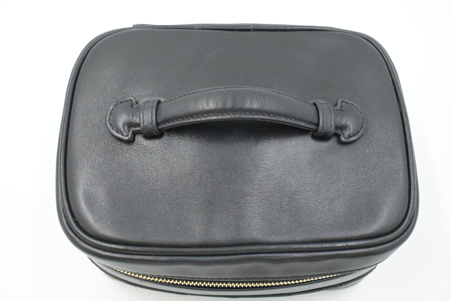 Chanel Vanity Pouch in Black Leather