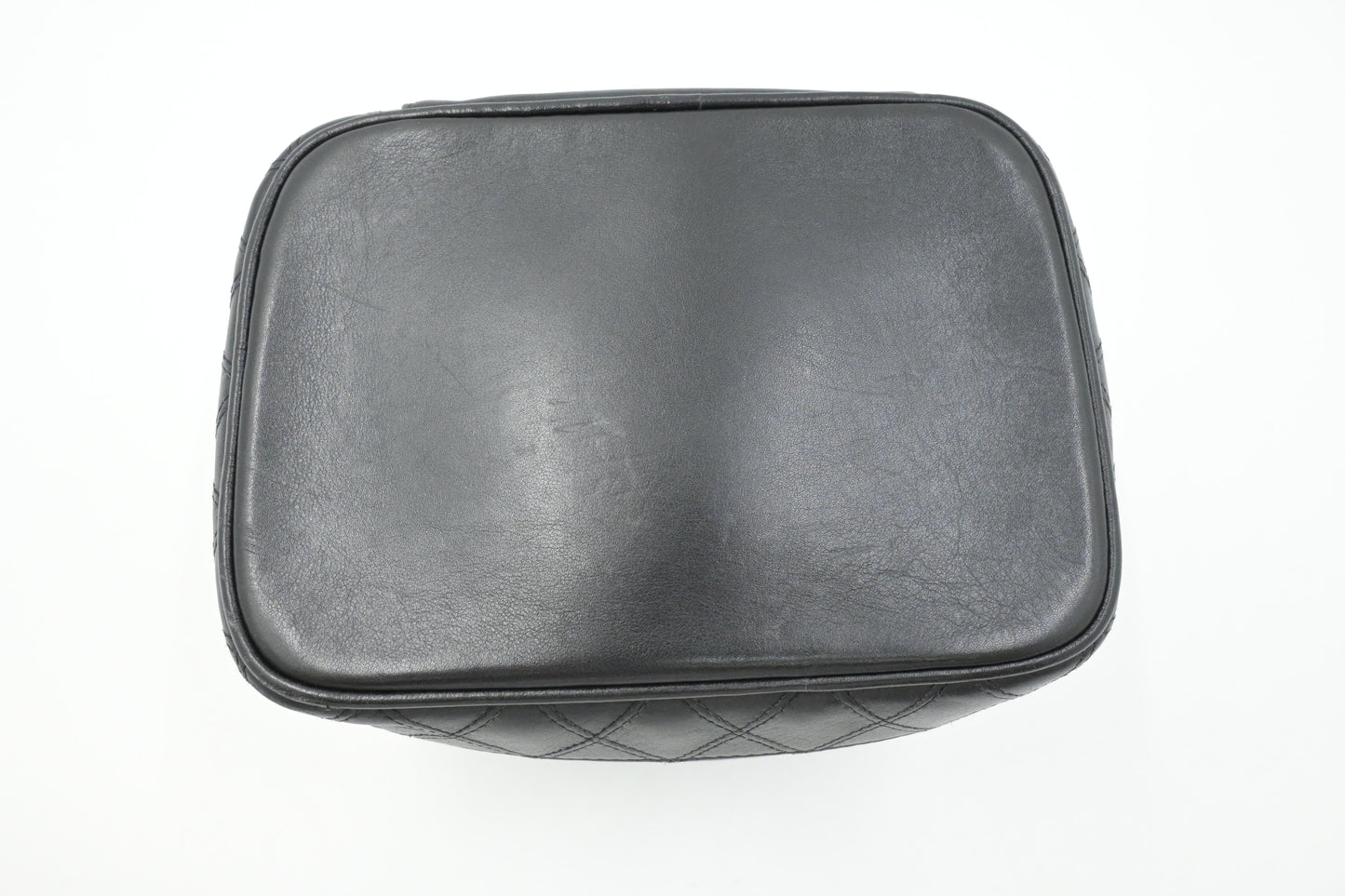 Chanel Vanity Pouch in Black Leather