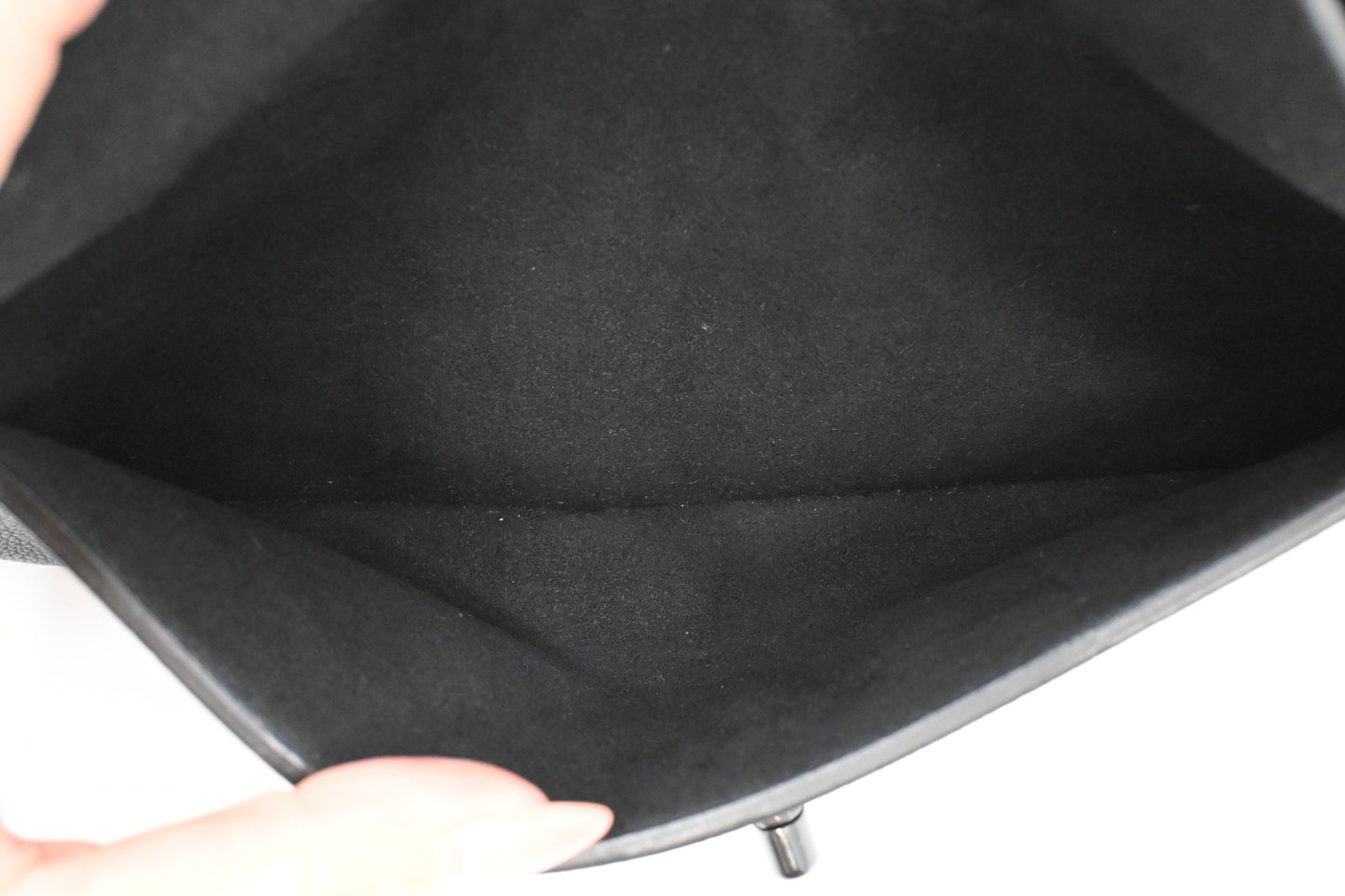 Louis Vuitton Lockme Tote PM in Black Leather