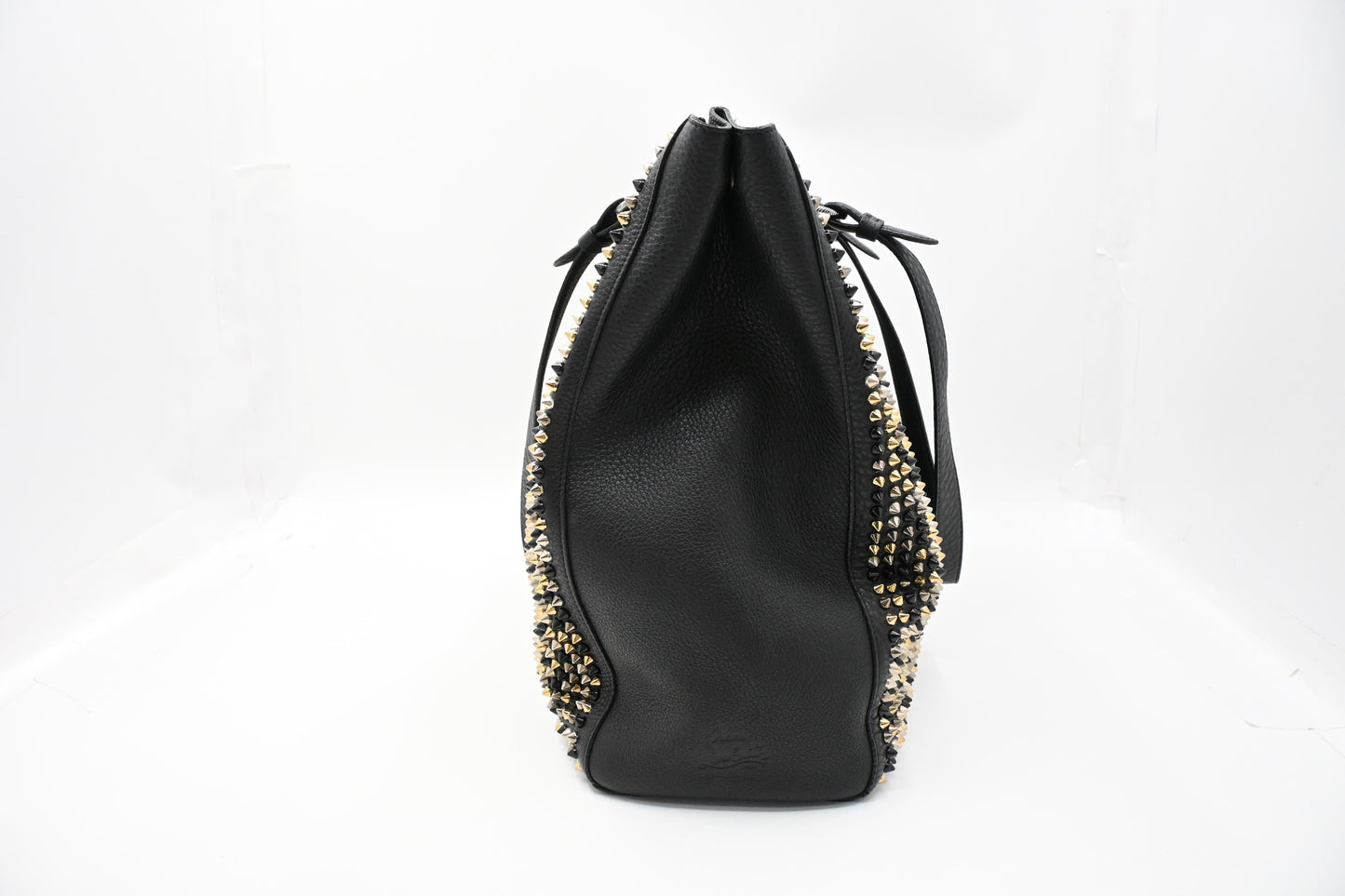 Louboutin Tote in Black Studded Leather