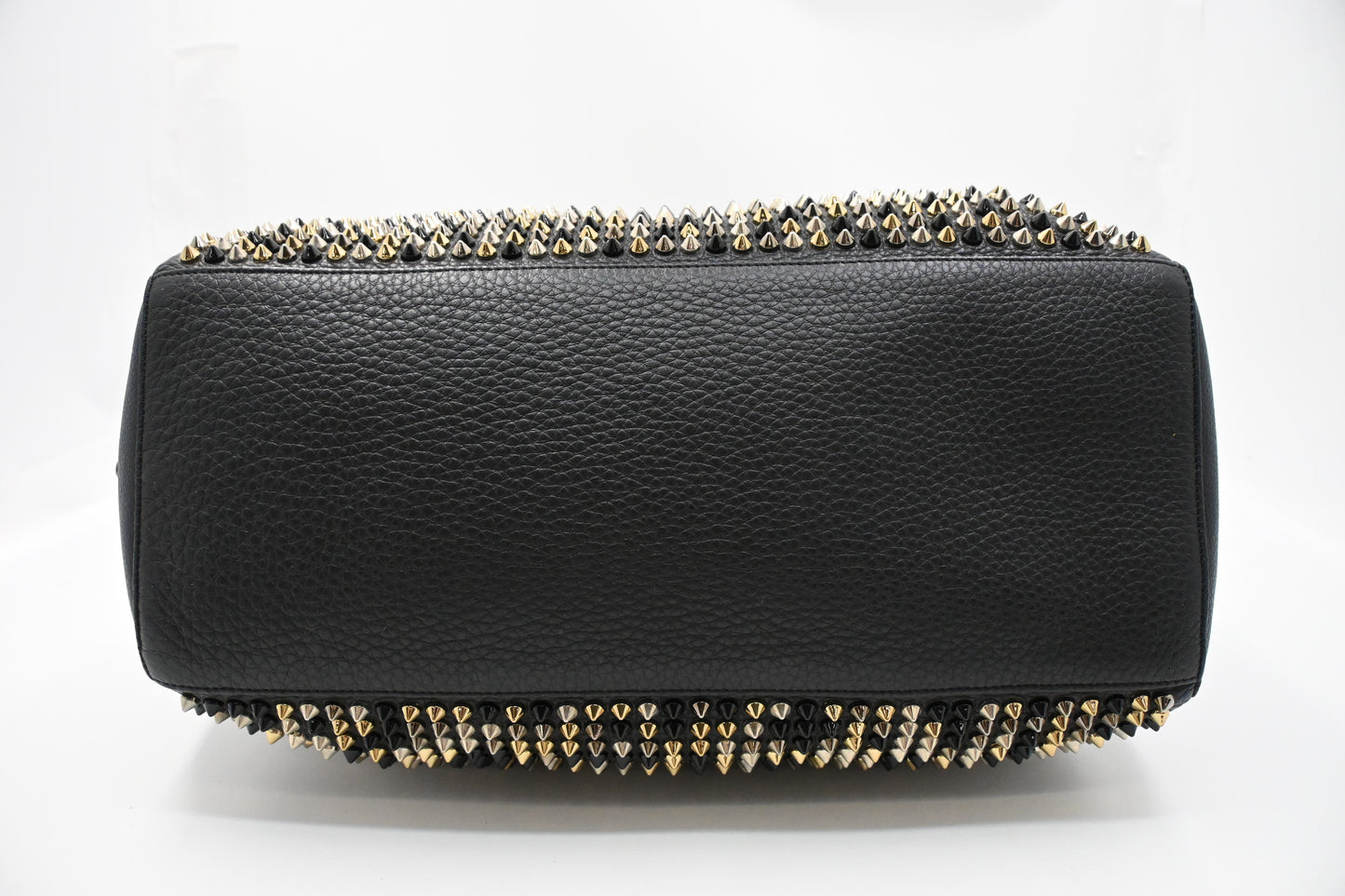 Louboutin Tote in Black Studded Leather