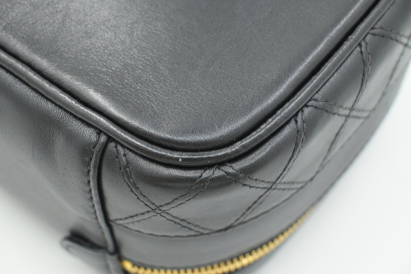 Chanel Vanity Pouch in Black Leather