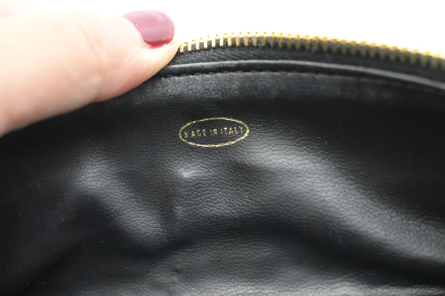 Chanel Vanity Pouch in Black Leather