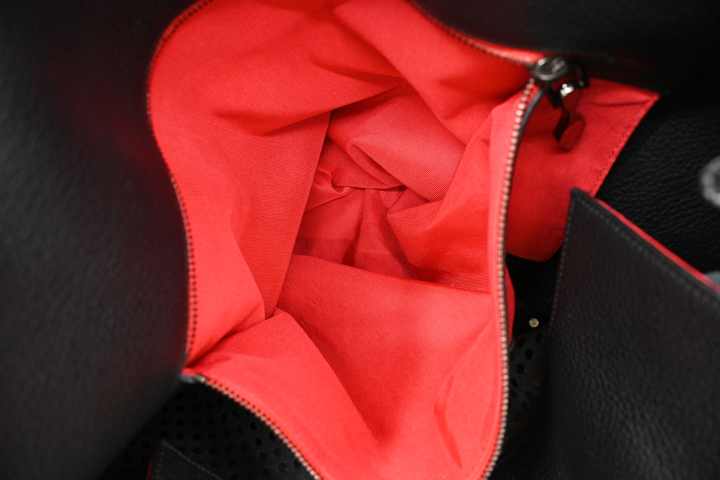 Louboutin Tote in Black Studded Leather