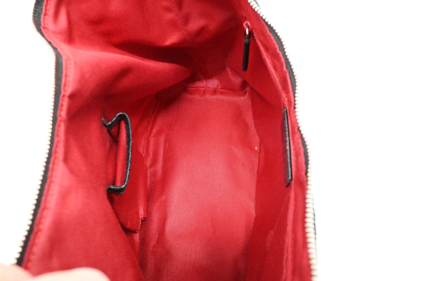 Bvlgari Shoulder Hobo Bag in Black Canvas