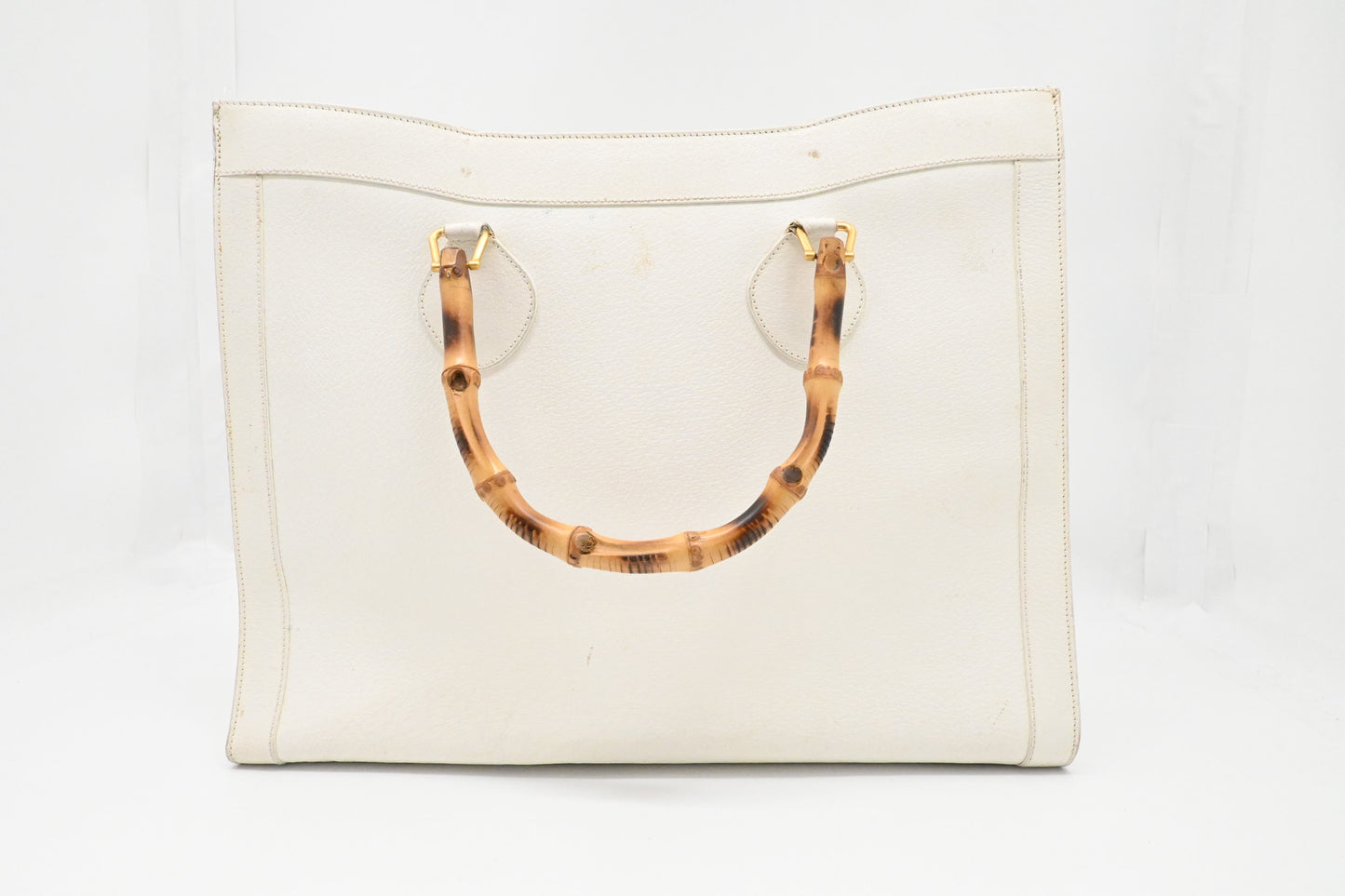 Gucci Large Diana in White Leather
