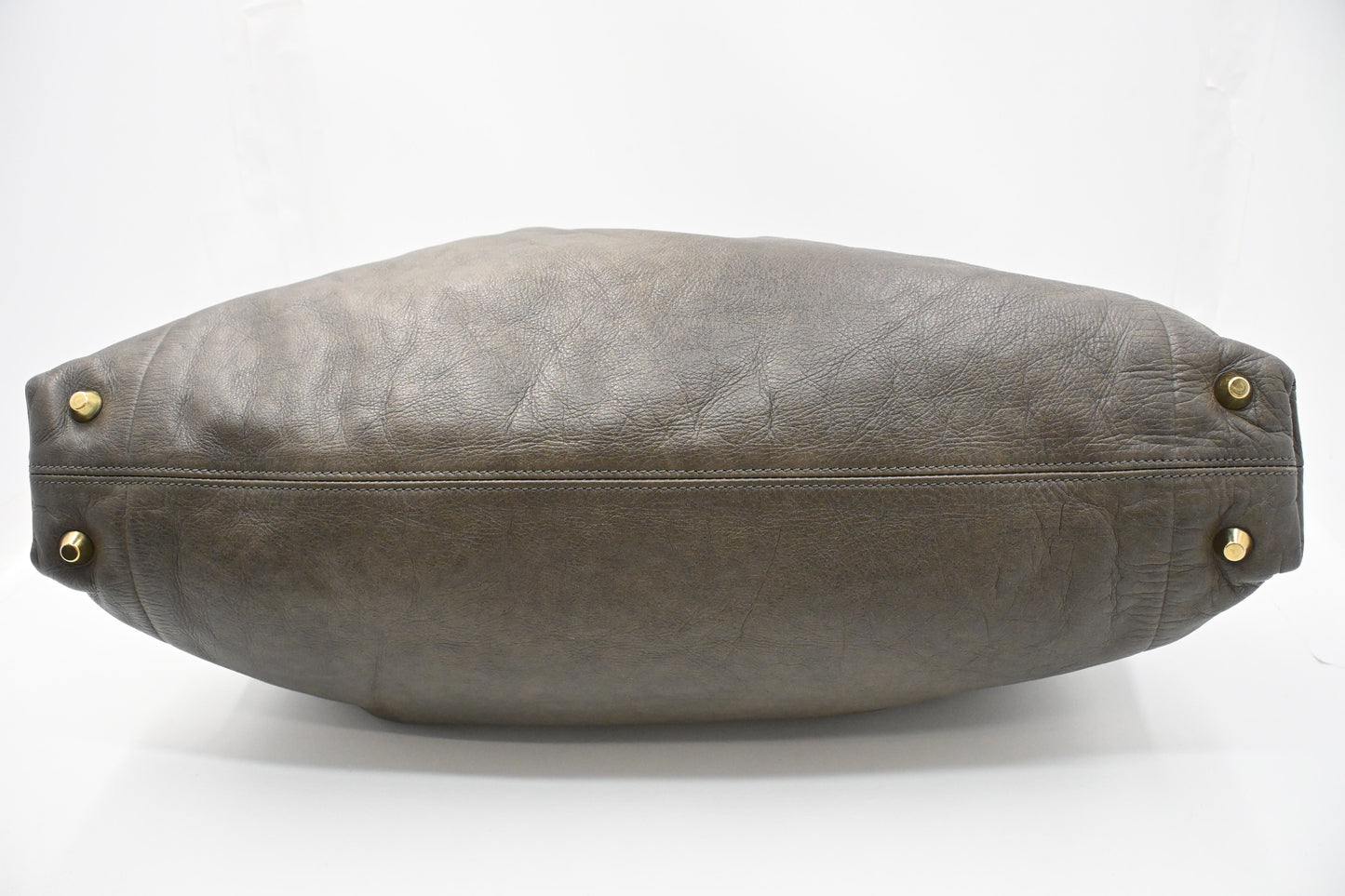 Chloe Victoria Tote Bag in Gray Leather
