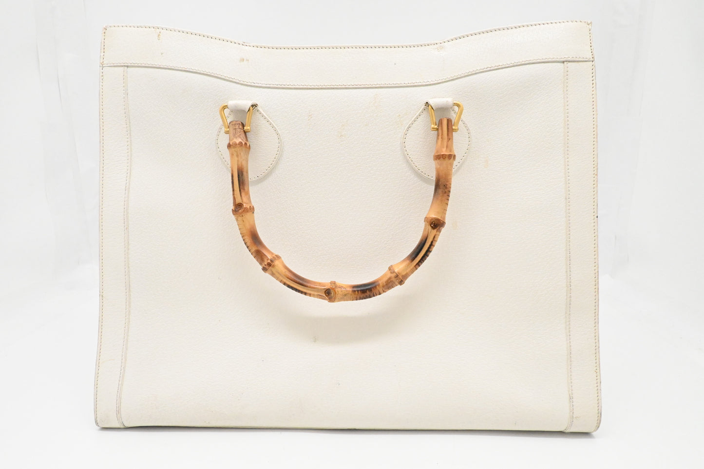 Gucci Large Diana in White Leather