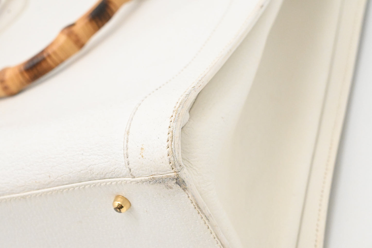 Gucci Large Diana in White Leather