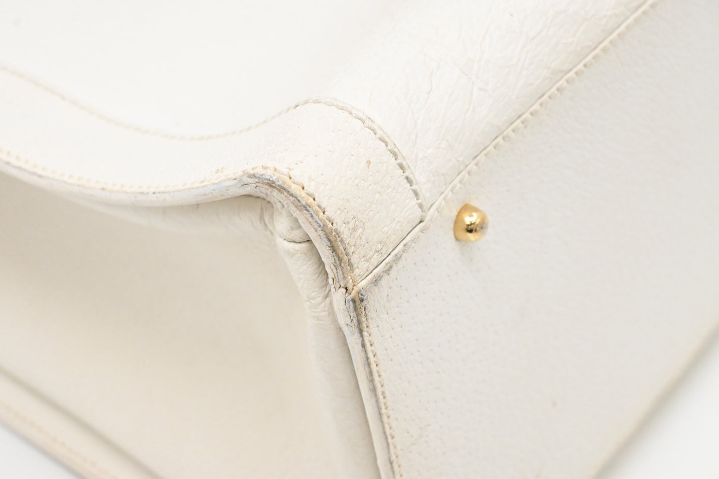 Gucci Large Diana in White Leather