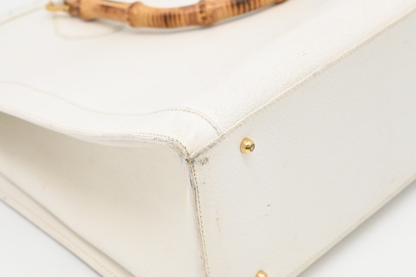 Gucci Large Diana in White Leather