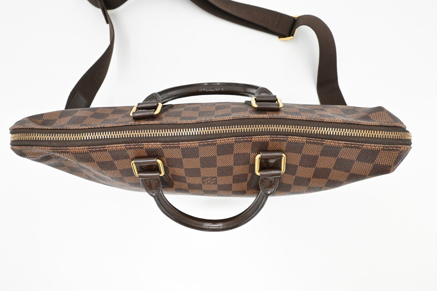 Louis Vuitton Porte Document Jour in Damier Ebene Canvas