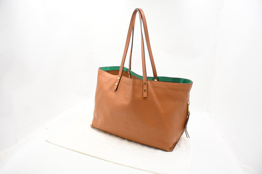 Chloe Dylan Tote in Tan Brown Leather