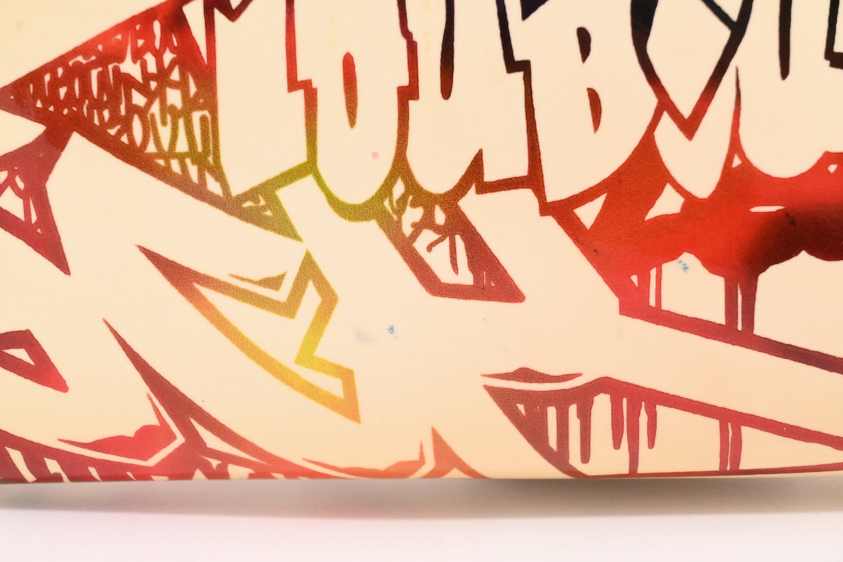 Louboutin Loubiclutch on Chain in Graffiti Leather