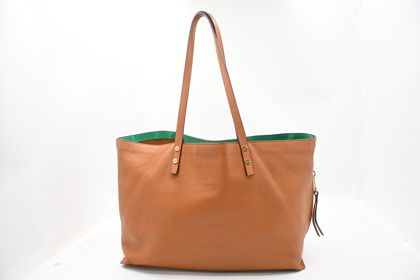 Chloe Dylan Tote in Tan Brown Leather