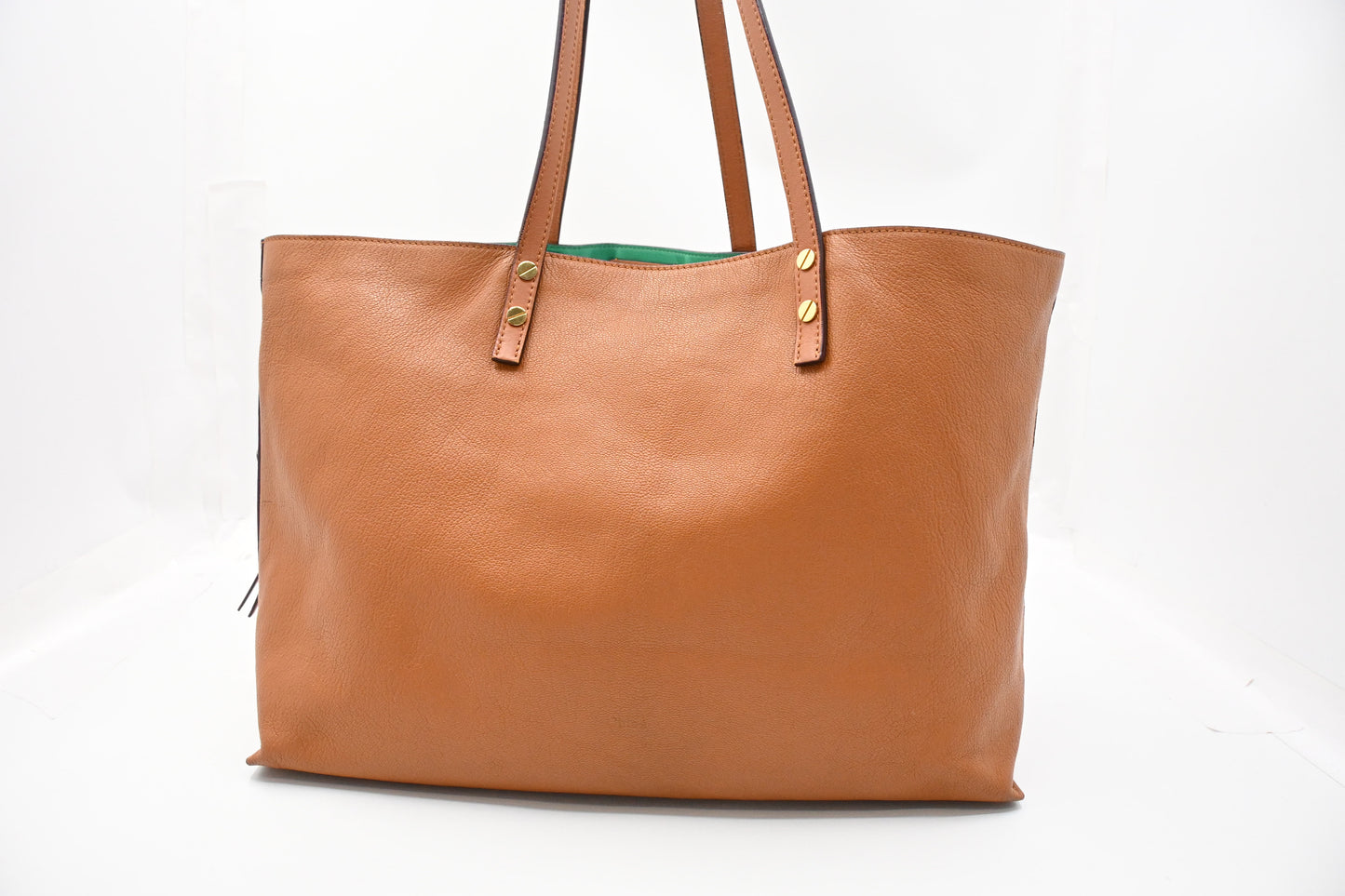 Chloe Dylan Tote in Tan Brown Leather