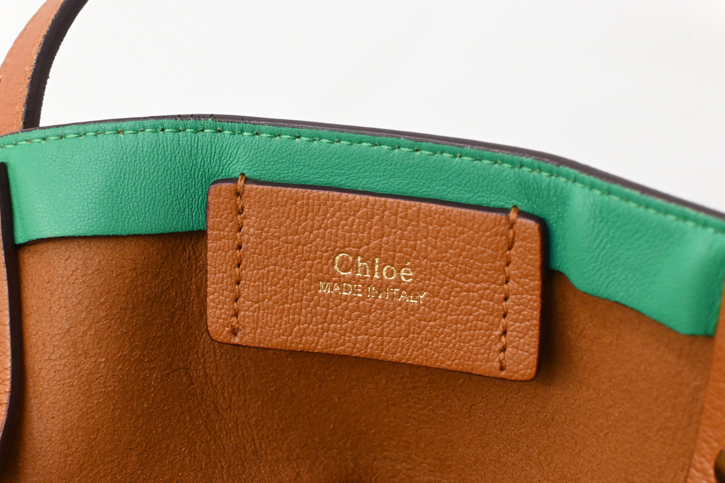 Chloe Dylan Tote in Tan Brown Leather