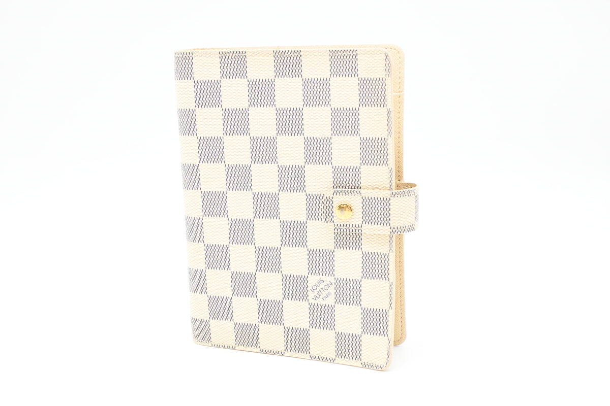 Louis Vuitton Agenda MM in Damier Azur Canvas