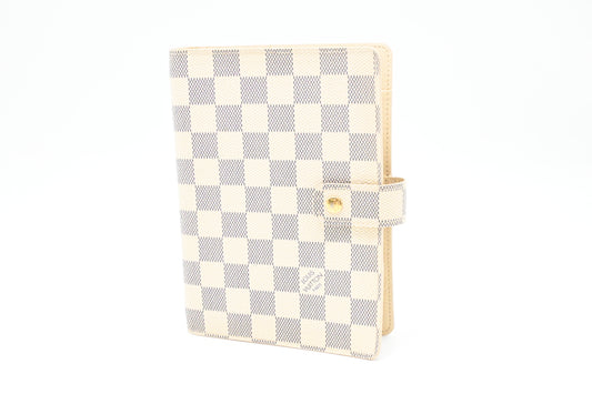 Louis Vuitton Agenda MM in Damier Azur Canvas