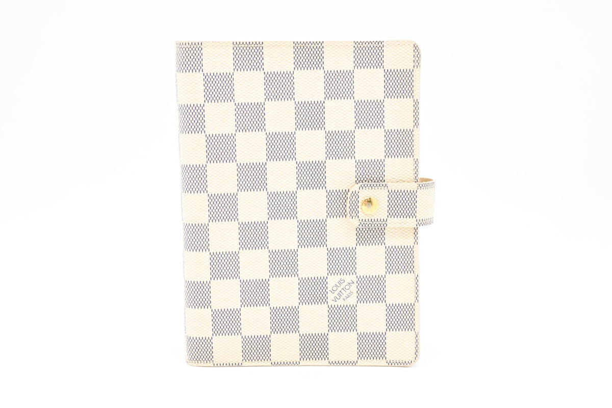 Louis Vuitton Agenda MM in Damier Azur Canvas