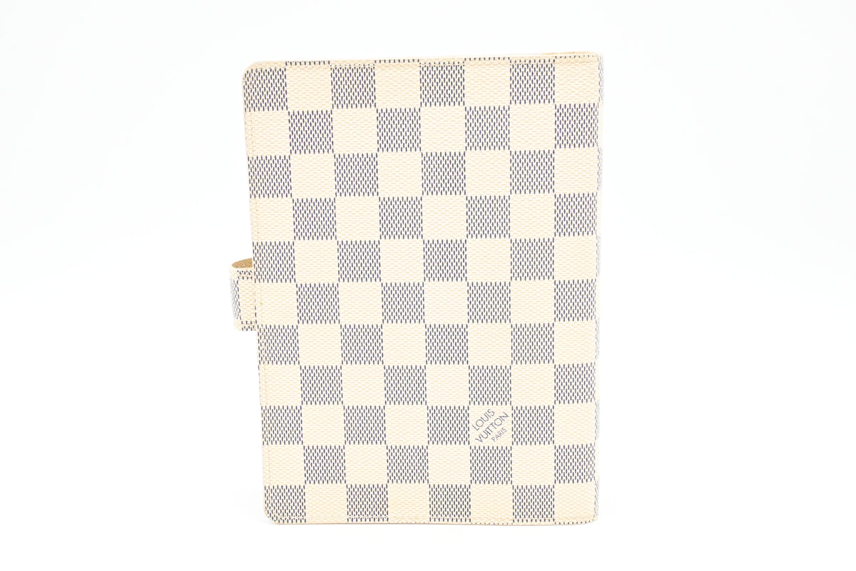 Louis Vuitton Agenda MM in Damier Azur Canvas