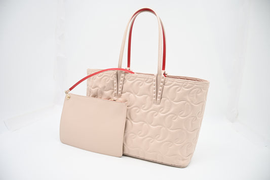 Louboutin Small Cabata in Pink Leather