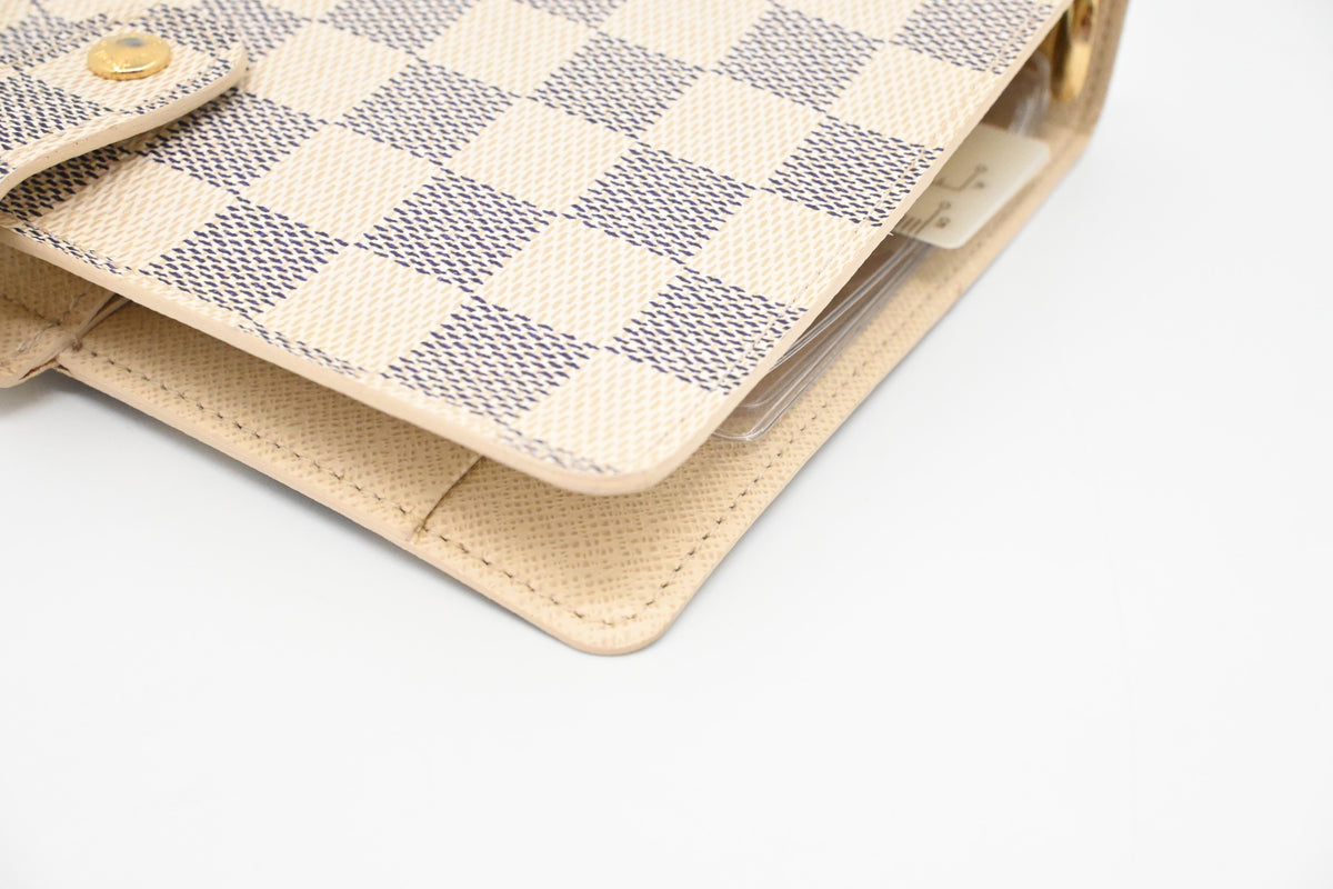 Louis Vuitton Agenda MM in Damier Azur Canvas